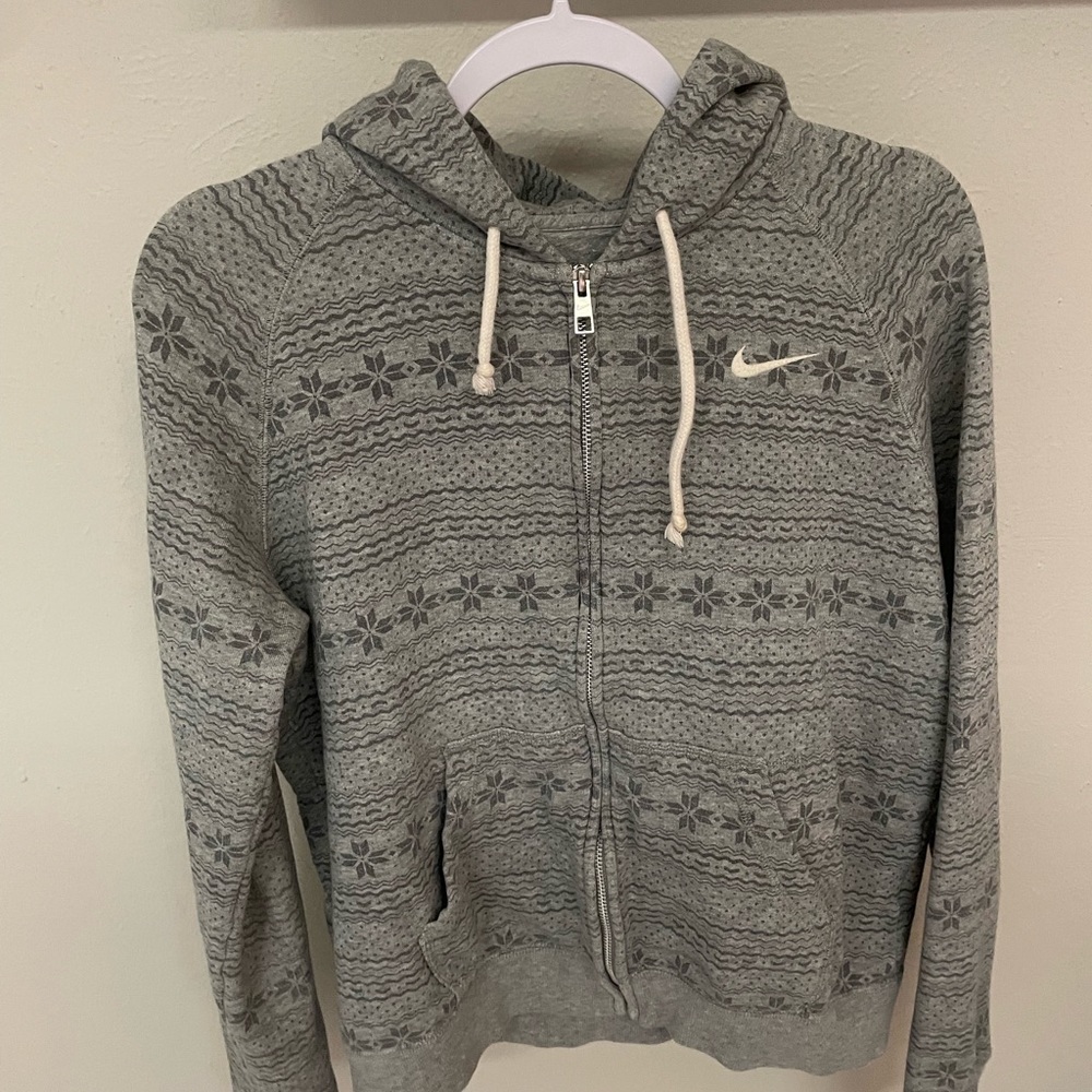 nike fair-isle hoodie